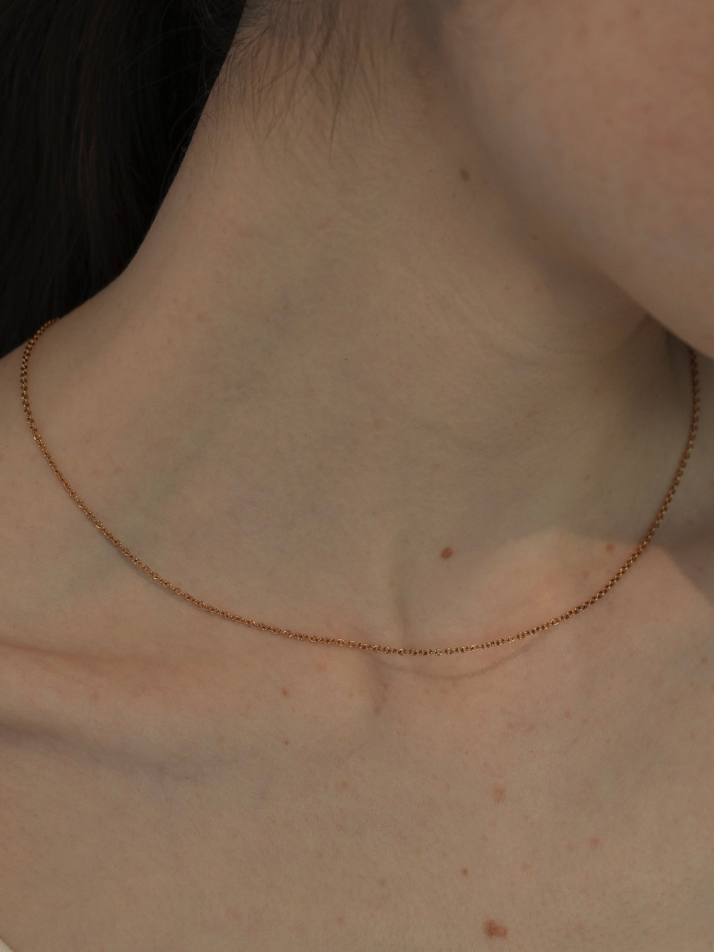 Rond chain necklace / 316L(金属アレルギー対応)