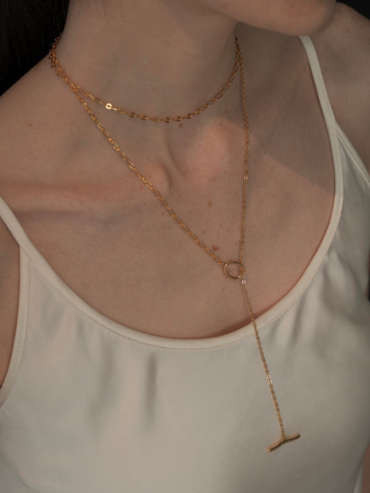 asymmetry swir necklace(corda)