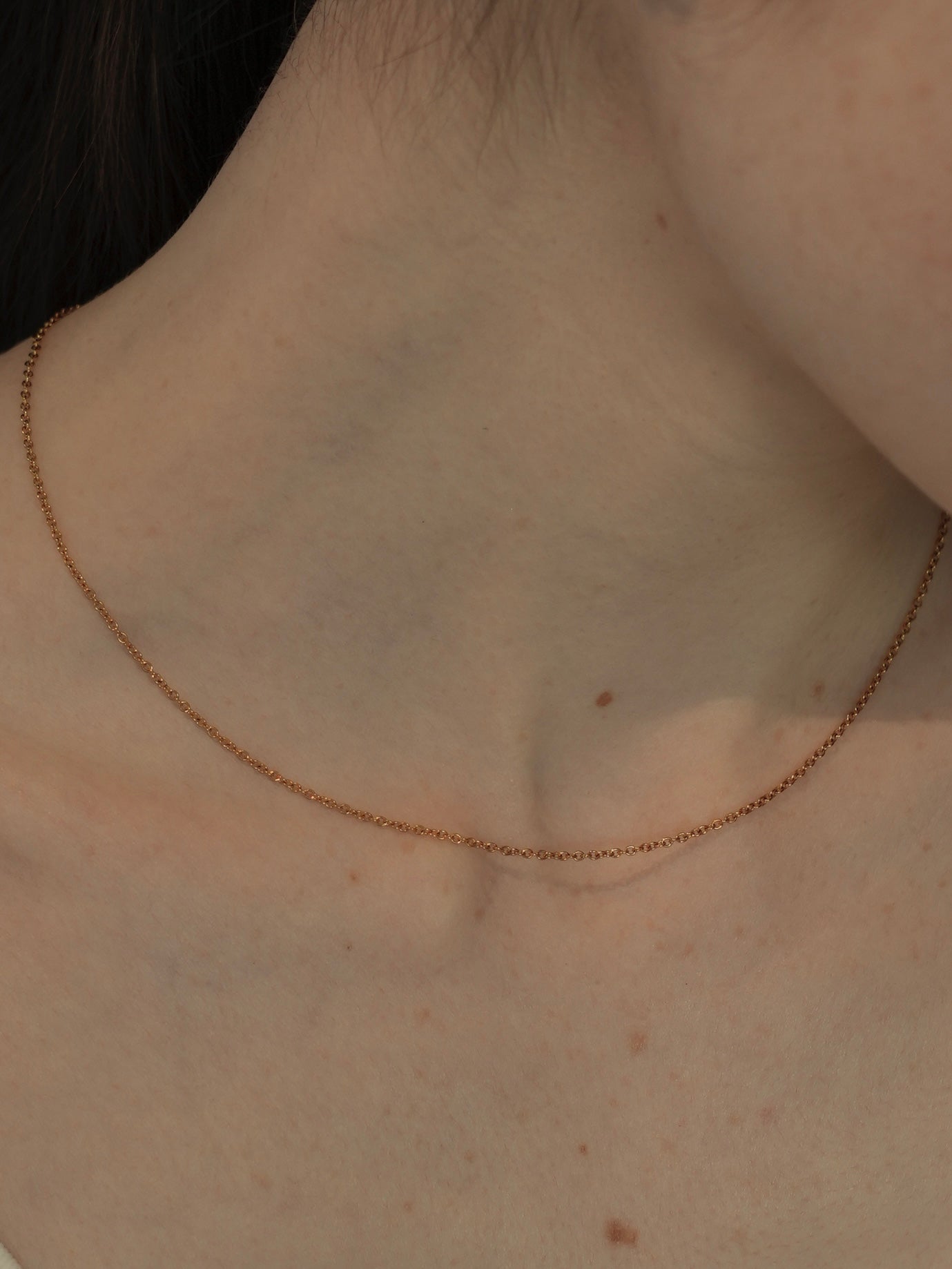 Rond chain necklace / 316L(金属アレルギー対応)