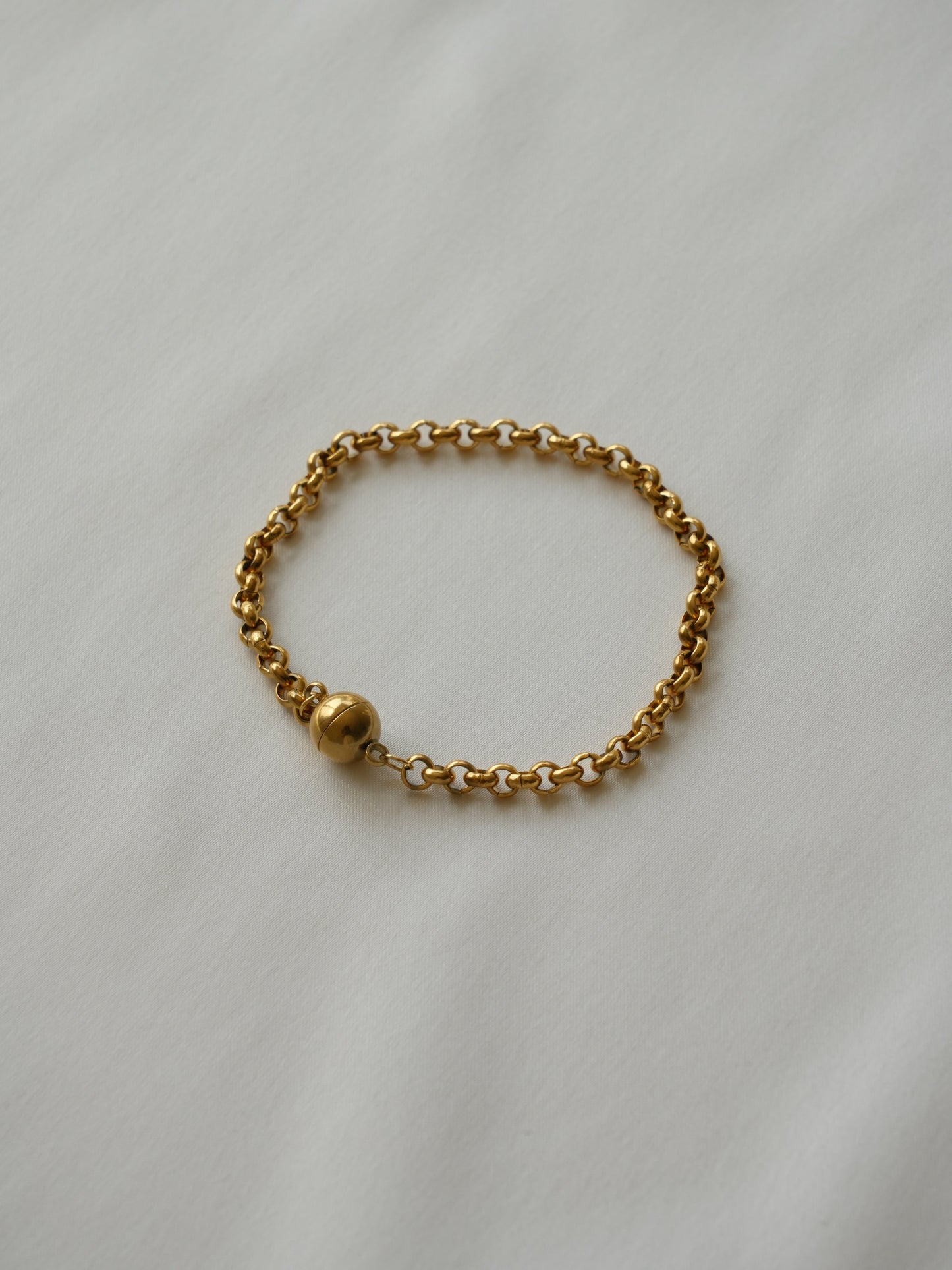 aimant cercle chain bracelet / 316L(金属アレルギー対応)